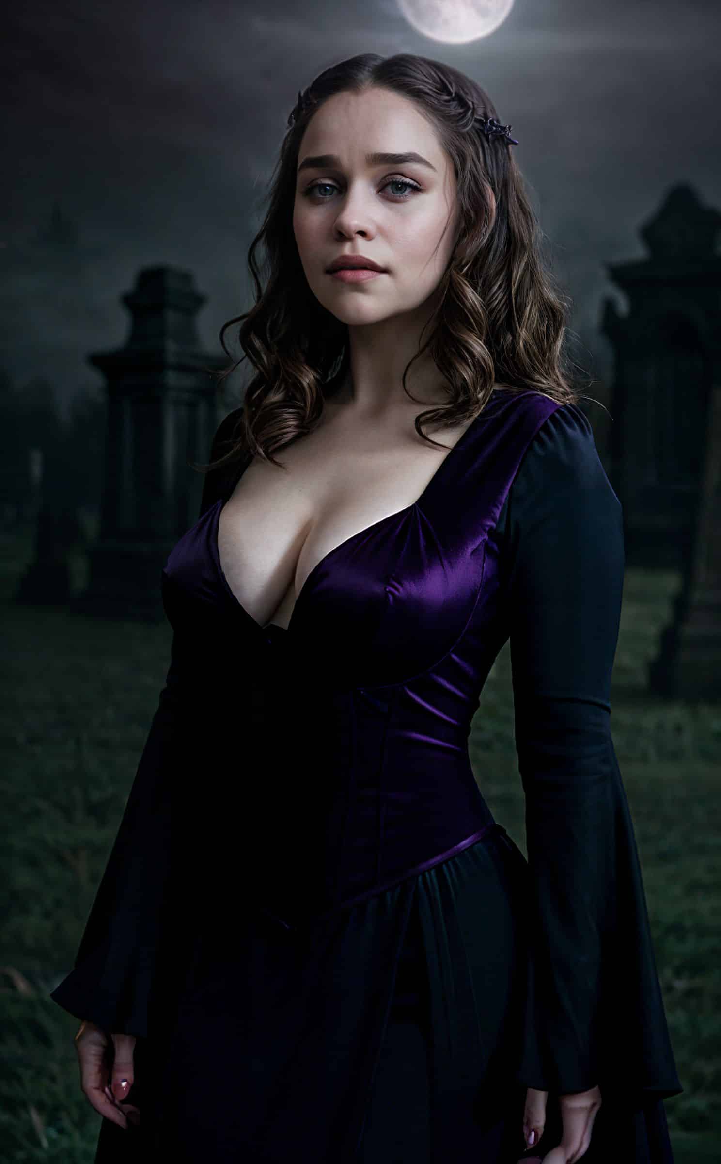 Emilia Clarke as a Vampire in Buffy the Vampire Slayer - 7