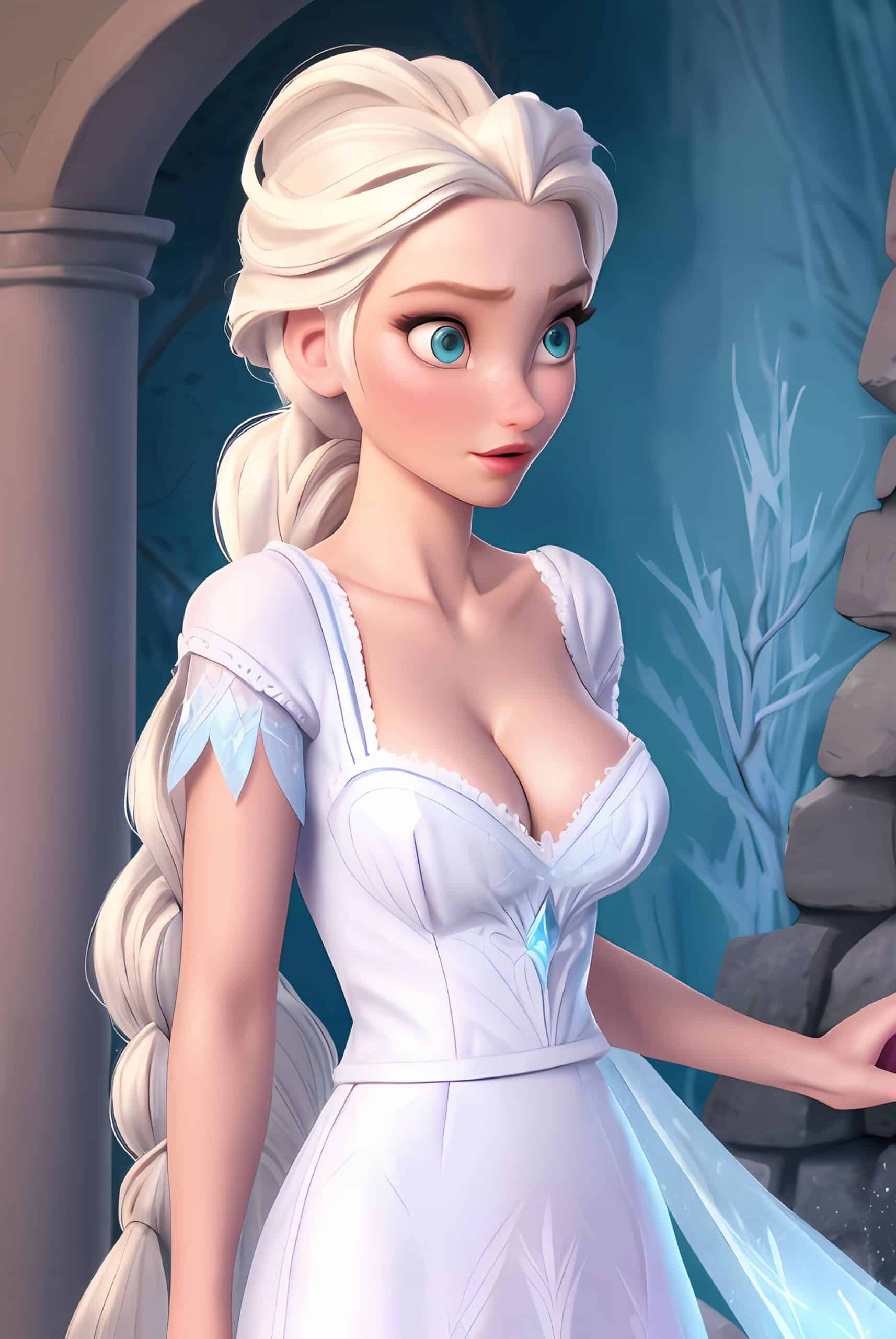 Elsa The Busty Snow Queen - 3